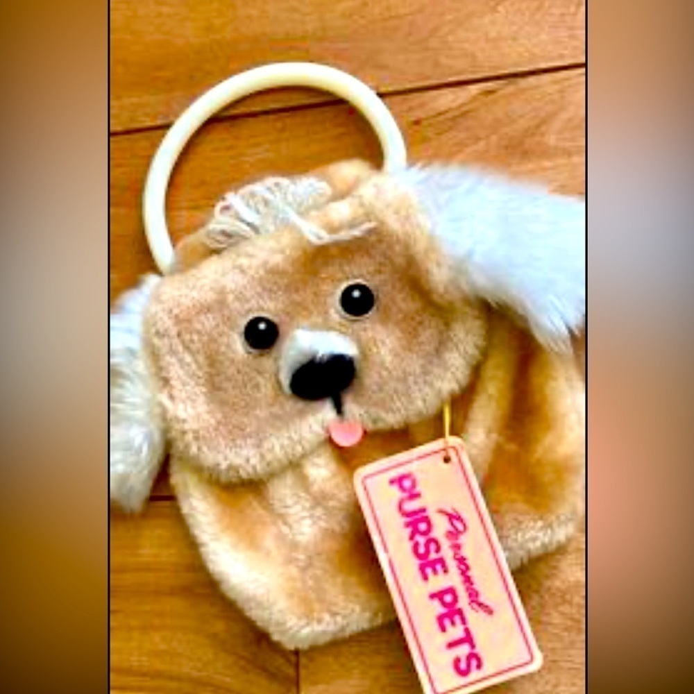 Vintage 1980’s Russ purse pet dog